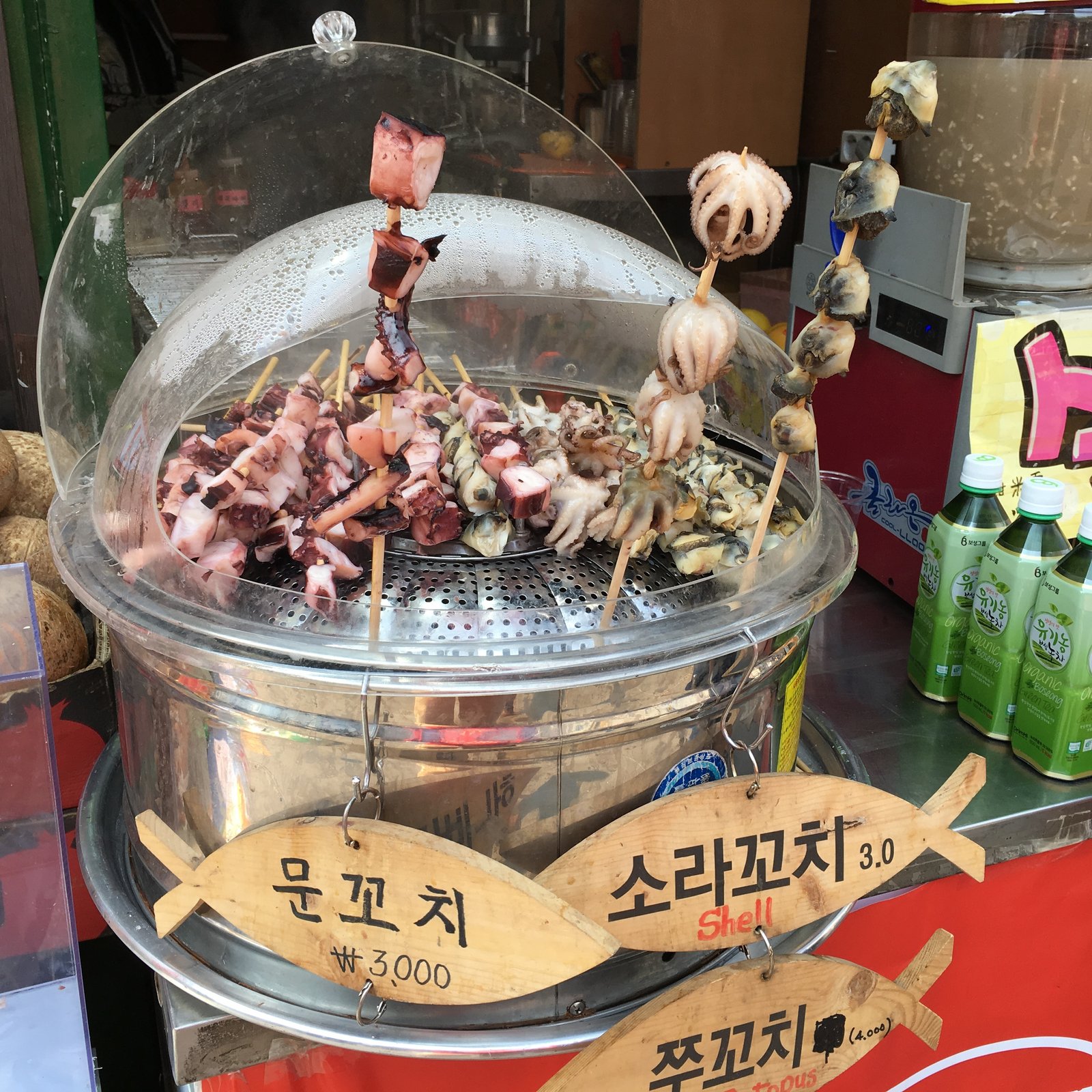 Korean butter grilled octopus