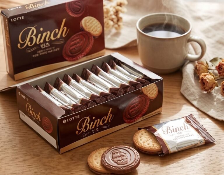 Binch: Korea’s Chocolate-Topped Butter Biscuit