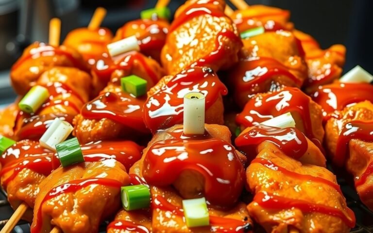 Dak-kkochi: Korea’s Glazed Chicken Skewers